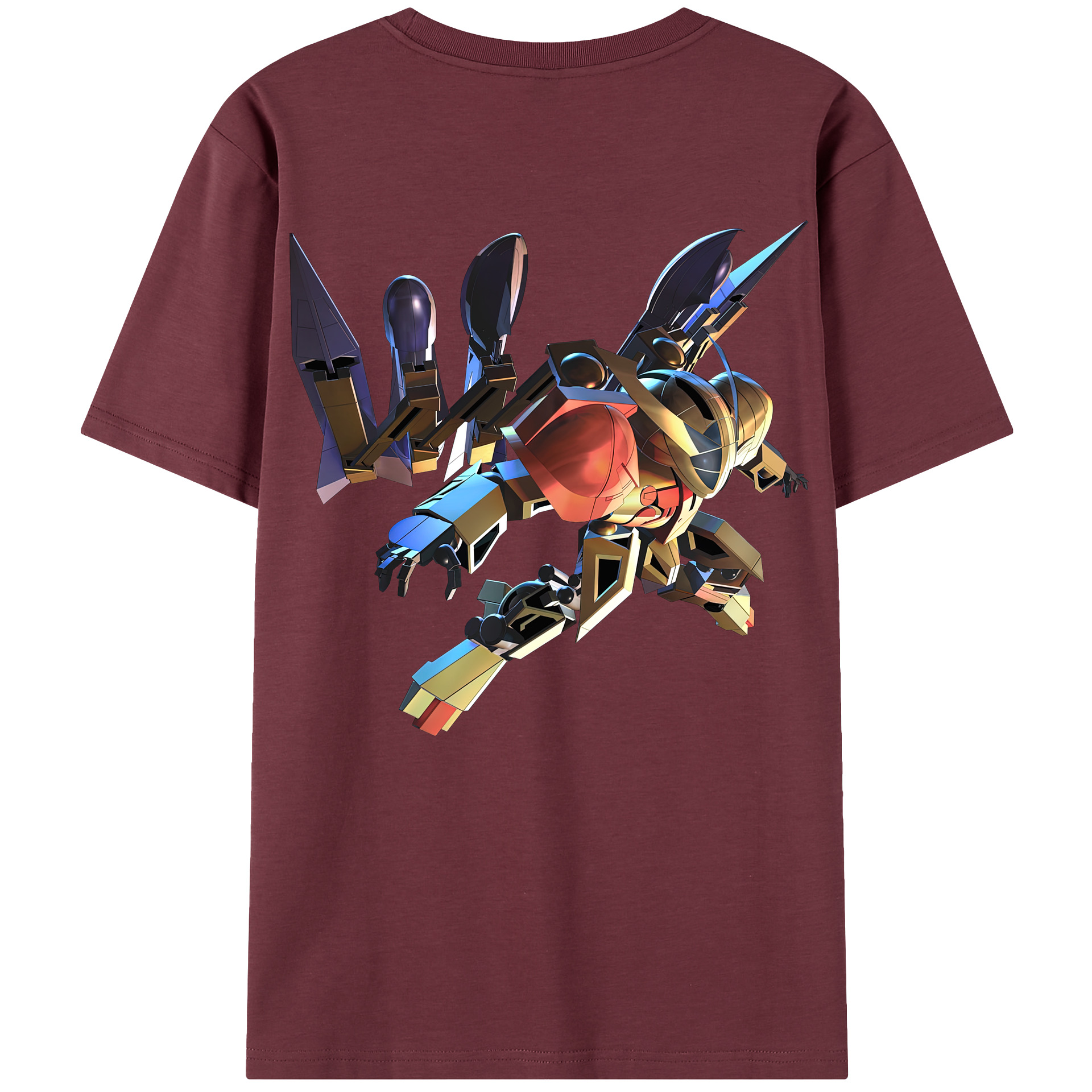 （画像用） 機動戦士ガンダム Mobile Suit Gundam 綿100％半袖Tシャツ（背面プリント）